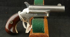 079-0825-7233, Colt Thuer .41 RF Single Shot Pistol. 90% original nickel. BLOWOUT