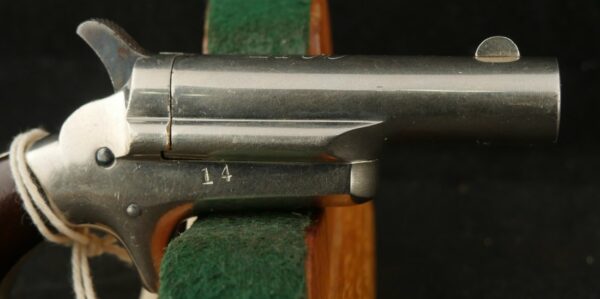 079-0825-7233, Colt Thuer .41 RF Single Shot Pistol. 90% original nickel. BLOWOUT - Image 5