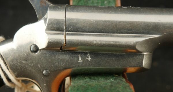 079-0825-7233, Colt Thuer .41 RF Single Shot Pistol. 90% original nickel. BLOWOUT - Image 6