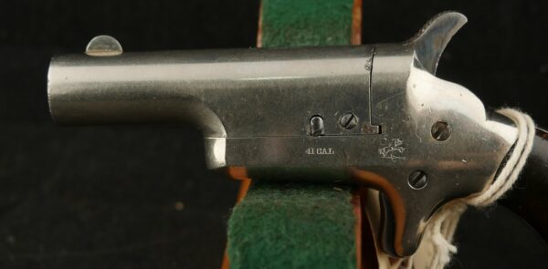 079-0825-7233, Colt Thuer .41 RF Single Shot Pistol. 90% original nickel. BLOWOUT - Image 10