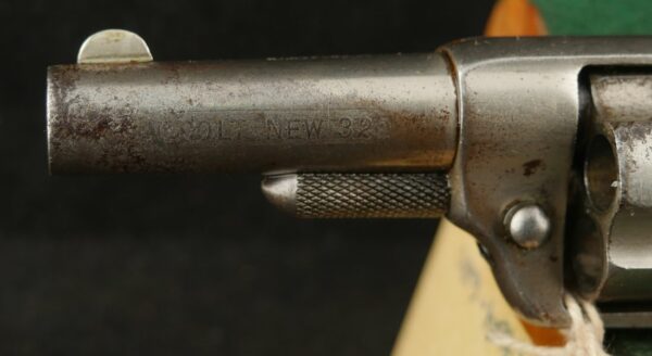 GR-0824-6285, Colt Newline .38 CF, 5 shot, 85% original nickel. BLOWOUT - Image 11