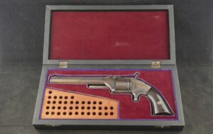 GR-0824-6337, Cased Smith and Wesson Old Model Army .32 RF. BUY NOW
