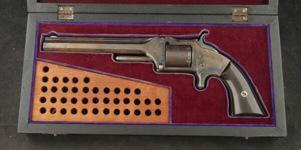 GR-0824-6337, Cased Smith and Wesson Old Model Army .32 RF. BUY NOW - Image 2
