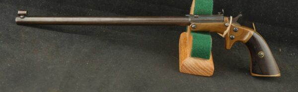 079-0924-9161, Stevens Old Model Pocket Rifle in rare brass frame and brass shoulder wire stock. BUY NOW - Image 4