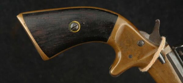 079-0924-9161, Stevens Old Model Pocket Rifle in rare brass frame and brass shoulder wire stock. BUY NOW - Image 8