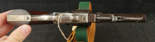 GR-0924-6351, Colt M-1849 4 inch pocket, 5 shot, .31. 90% scene, 90% grip varnish, 90% tarnished silver. BUY NOW - Image 2