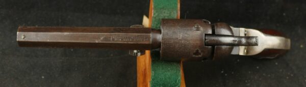 GR-0924-6351, Colt M-1849 4 inch pocket, 5 shot, .31. 90% scene, 90% grip varnish, 90% tarnished silver. BUY NOW - Image 4