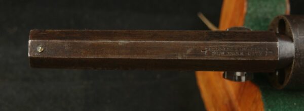 GR-0924-6351, Colt M-1849 4 inch pocket, 5 shot, .31. 90% scene, 90% grip varnish, 90% tarnished silver. BUY NOW - Image 15