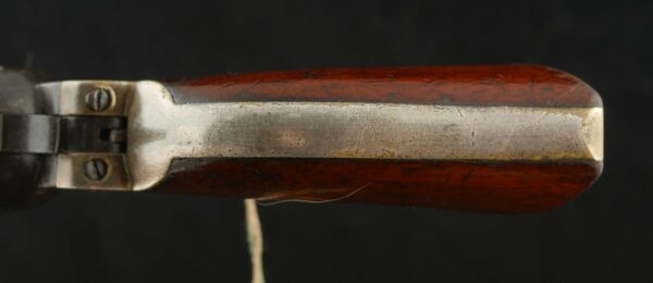 GR-0924-6351, Colt M-1849 4 inch pocket, 5 shot, .31. 90% scene, 90% grip varnish, 90% tarnished silver. BUY NOW - Image 17