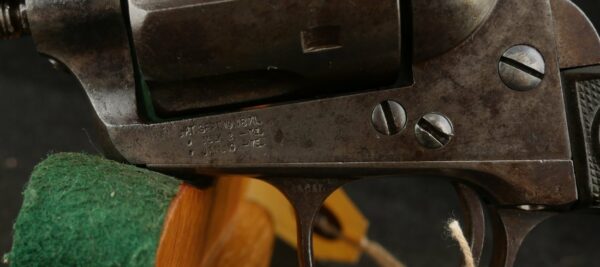 GR-0924-6340, Antique Colt Single Action .45 with 7 1/2 inch barrel. #117xxx made in 1886 with original Eagle Grips. BUY NOW - Image 14