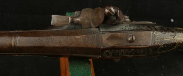 079-1024-9174, Ottoman Empire Single Shot Flint Pistol in about .55 cal, with smooth bore. BLOWOUT - Image 14