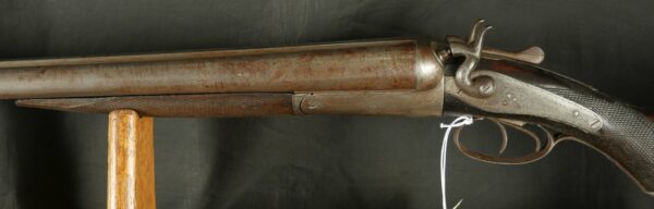 GR-1024-6111, English C.G. Bonehill 10 Ga Double Barrel shotgun. BLOWOUT - Image 7