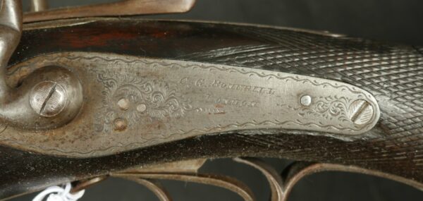 GR-1024-6111, English C.G. Bonehill 10 Ga Double Barrel shotgun. BLOWOUT - Image 10