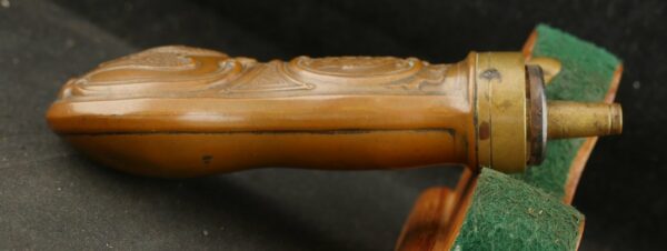 GR-1124-6252G, Uncommon Hawksley Eagle Pistol Flask with double curvature profile. BLOWOUT - Image 2