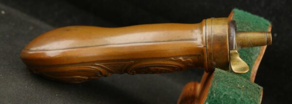 GR-1124-6252G, Uncommon Hawksley Eagle Pistol Flask with double curvature profile. BLOWOUT - Image 4