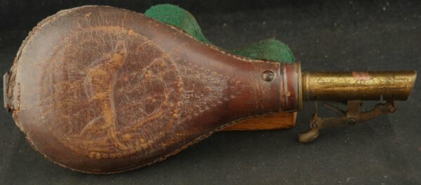 KG79-0623-3976 Two holsters and 1 leather flask. BLOWOUT - Image 3
