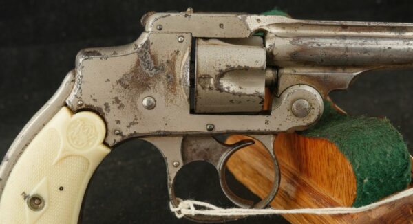 079-0125-9204, Early Smith and Wesson Safety Hammerless .32, 5 shot, #47xx. BLOWOUT - Image 6