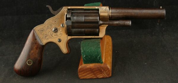 GR-0125-6187, Brooklyn Arms Slocum Sliding Sleeve Revolver. .32 RF. 5 Shot. BLOWOUT - Image 2