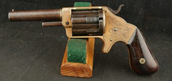 GR-0125-6187, Brooklyn Arms Slocum Sliding Sleeve Revolver. .32 RF. 5 Shot. BLOWOUT