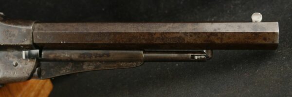 GR-1124-6403, Remington NM Army .44, 6 shot with fine grips showing a crisp cartouche. BUY NOW - Image 6