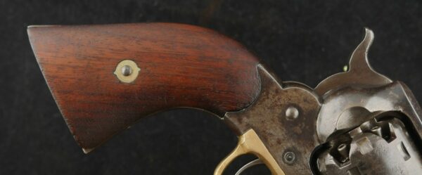 GR-1124-6403, Remington NM Army .44, 6 shot with fine grips showing a crisp cartouche. BUY NOW - Image 7