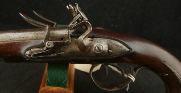 079-1224-9192, French Double Barrel Flint Pistol with functional cocks. BUY NOW - Image 11