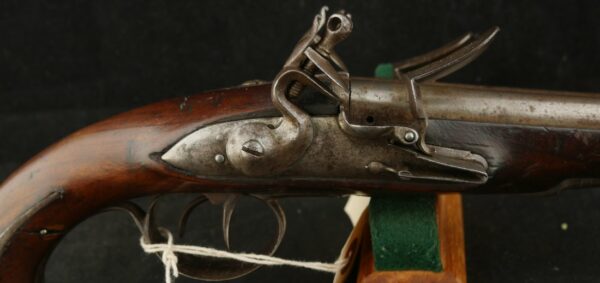 079-1224-9192, French Double Barrel Flint Pistol with functional cocks. BUY NOW - Image 5