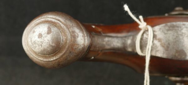 079-1224-9192, French Double Barrel Flint Pistol with functional cocks. BUY NOW - Image 9