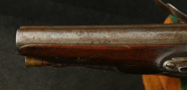 079-1224-9192, French Double Barrel Flint Pistol with functional cocks. BUY NOW - Image 10
