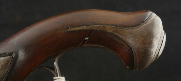 079-1224-9192, French Double Barrel Flint Pistol with functional cocks. BUY NOW - Image 12