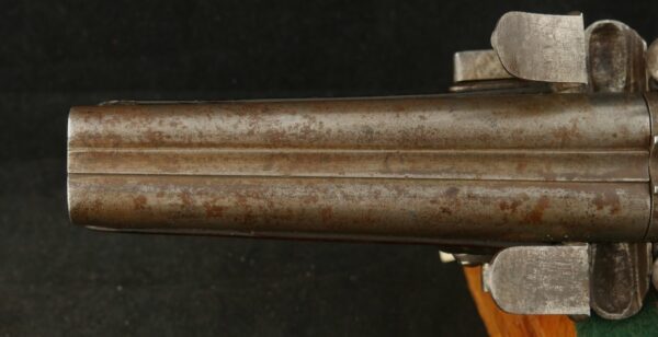 079-1224-9192, French Double Barrel Flint Pistol with functional cocks. BUY NOW - Image 13