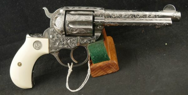 079-1224-7485, Colt Thunderer .41 CF, 6 shot with fine custom engraving. BUY NOW - Image 2