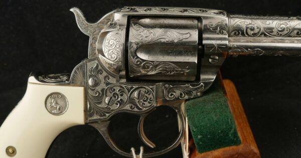 079-1224-7485, Colt Thunderer .41 CF, 6 shot with fine custom engraving. BUY NOW - Image 7