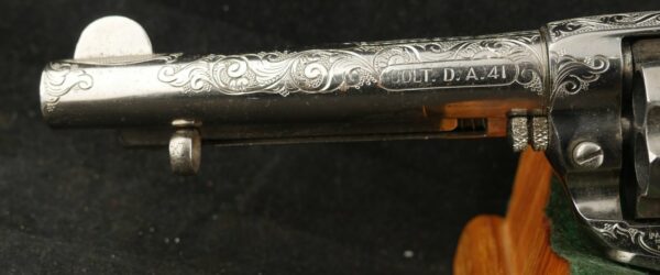 079-1224-7485, Colt Thunderer .41 CF, 6 shot with fine custom engraving. BUY NOW - Image 12