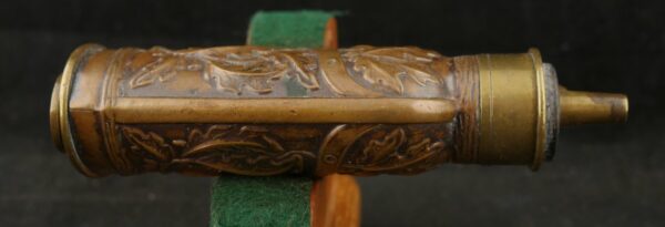 GR-0725-6252J, 3 Compartment Decorated Pistol Flask. BLOWOUT - Image 5