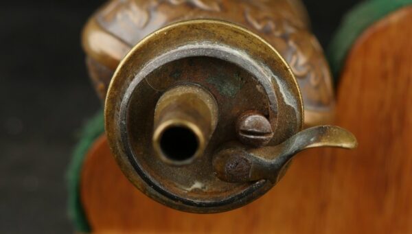 GR-0725-6252J, 3 Compartment Decorated Pistol Flask. BLOWOUT - Image 6