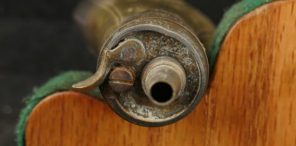 GR-0625-6552K, Bass Pistol flask with Eagle Motif from the 1860s. BLOWOUT - Image 5