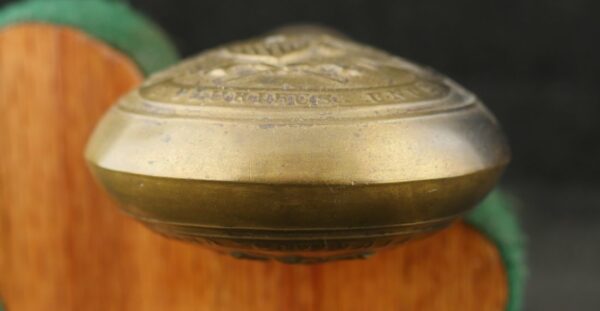 GR-0625-6552K, Bass Pistol flask with Eagle Motif from the 1860s. BLOWOUT - Image 6