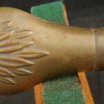 GR-0725-6252Q, Mid 19th Century Pistol Flask. 4 1/2 inch total length. BLOWOUT