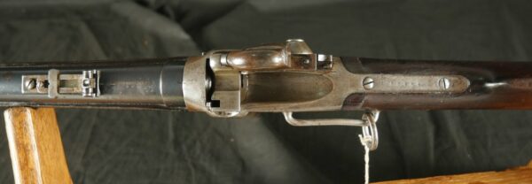 GR-0125-6428, Sharps Model 1863 50-70 conversion carbine. 80% deep barrel blue. BUY NOW - Image 14
