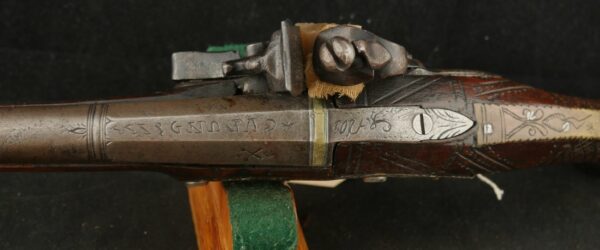 RAY-0125-0007, Ottoman Empire Flint Single Shot in about .60 cal. BLOWOUT - Image 13