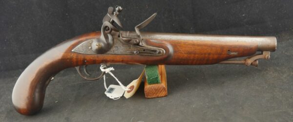 079-0325-W0158, Composite Dragoon Sized Flint Pistol with original lock and barrel. BLOWOUT