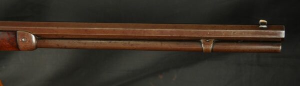 079-0525-H0043, Special Order Winchester M-1873 Octagon 2nd model with thumb print dust cover. BUY NOW - Image 8