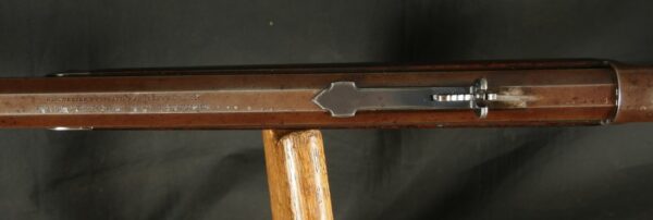 079-0525-H0043, Special Order Winchester M-1873 Octagon 2nd model with thumb print dust cover. BUY NOW - Image 19