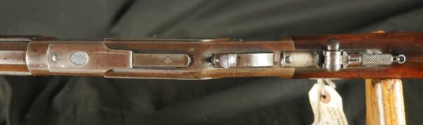 079-0525-H0043, Special Order Winchester M-1873 Octagon 2nd model with thumb print dust cover. BUY NOW - Image 21
