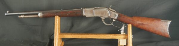 GR-0525-6569, Winchester M-1873 Round Barrel Rifle with the barrel shortened to 19 1/2 inches. BUY NOW - Image 3
