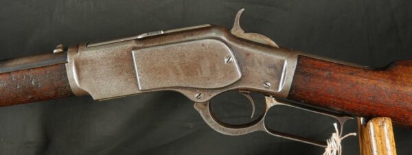 GR-0525-6569, Winchester M-1873 Round Barrel Rifle with the barrel shortened to 19 1/2 inches. BUY NOW - Image 16