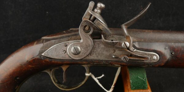 079-325-W0159, English Elliot Light Dragoon Flint Pistol Model 1759 modified in 1799. BLOWOUT - Image 6