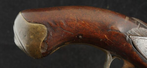 079-325-W0159, English Elliot Light Dragoon Flint Pistol Model 1759 modified in 1799. BLOWOUT - Image 7