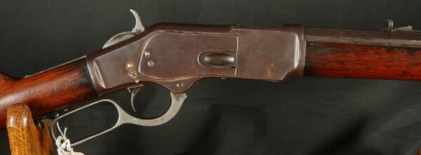079-0525-H0054, Early Winchester M-1873 Octagon Barrel Rifle in RARE Open. BUY NOW - Image 7